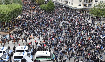 Протестни демонстрации в германския град Кемниц