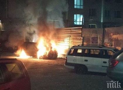 Голф пламна като факла в центъра на Поморие