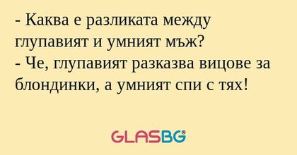 Каква е разликата между глупавият...