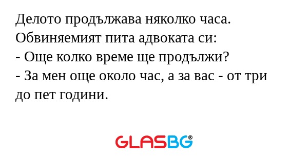 Делото продължава няколко часа...