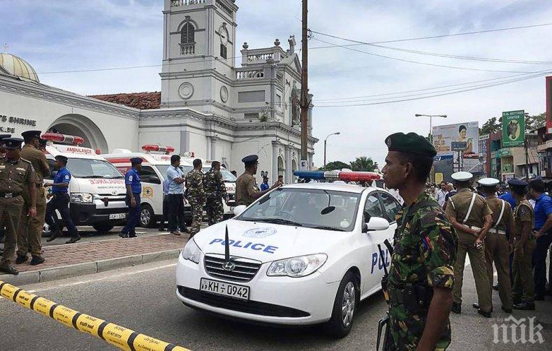 Арестуваха седем души заради атентатите в Шри Ланка