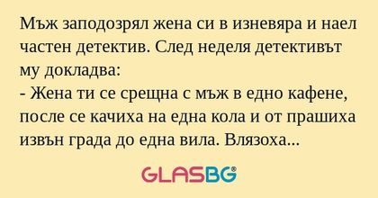 Мъж заподозрял жена си в изневяра...