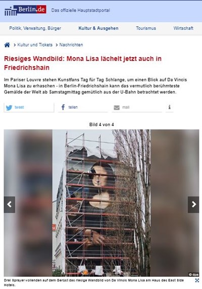 Енигматичната усмивка на Мона Лиза грейна в Берлин