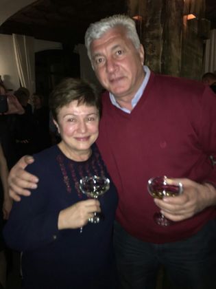 Здравко Димитров и Кристалина Георгиева посрещнаха заедно Новата година