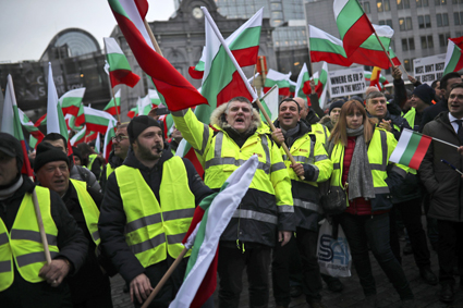 Българските превозвачи са наели самолет за протеста в Страсбург