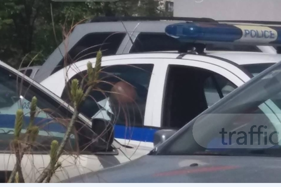Зрелищен арест на паркинга на мол Пловдив СНИМКИ