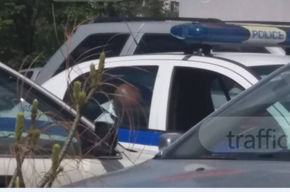 Зрелищен арест на паркинга на мол Пловдив СНИМКИ