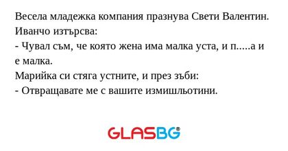 Весела младежка компания празнува...