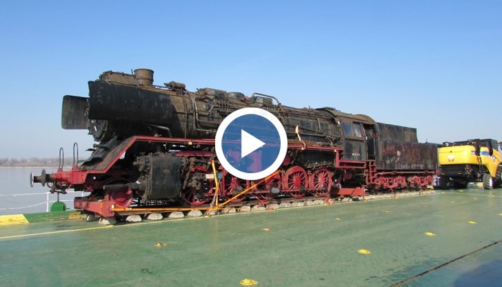 Парен локомотив за реставрация доплава до България по Дунава