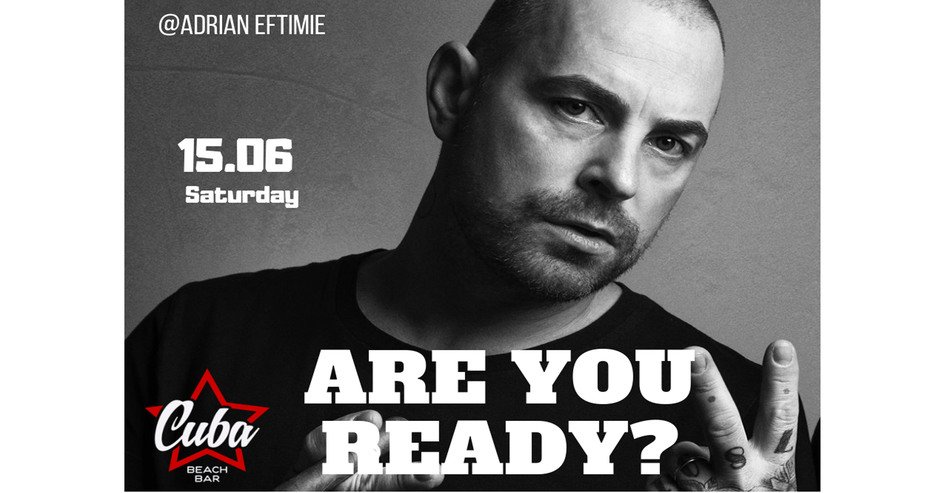 Супер парти с DJ Adrian на 15.06 в CUBA BEACH BAR