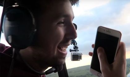 Пуснаха iPhone 7 от хеликоптер! Вижте какво стана с електронната джаджа (ВИДЕО)