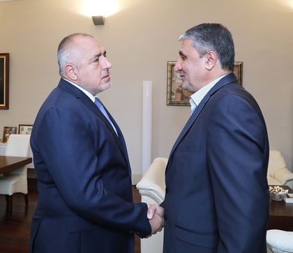 Премиерът Бойко Борисов се срещна с министъра на пътищата и градоустройството на Иран Мохаммад Еслами