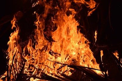 Огнеборци гасиха 6 часа запалени стърнища и листа в горски масив в Русенско