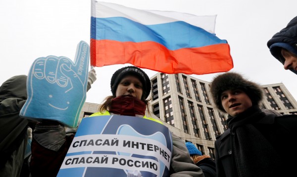 6500 души в Москва протестираха за свободен интернет
