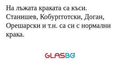 На лъжата краката са къси. Станишев...