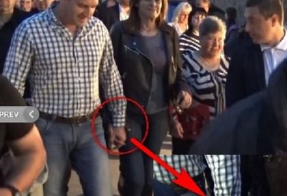 Президентът Румен Радев изненадващо се появи на село, първата дама го държи за ръка (СНИМКА/ВИДЕО)
