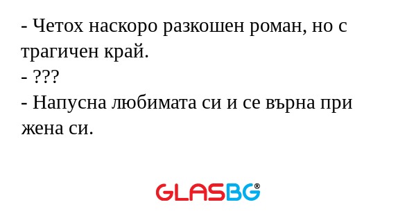 Четох наскоро разкошен роман...