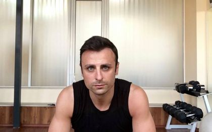 Макар и още без отбор, Бербо се поти здраво във фитнеса
