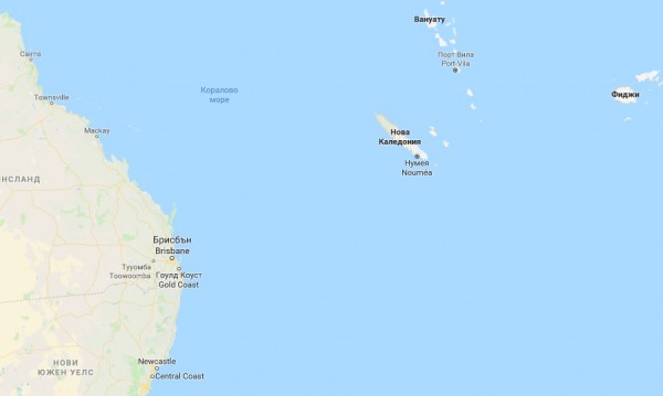 Силен трус в Нова Каледония. Oпасност от цунами!