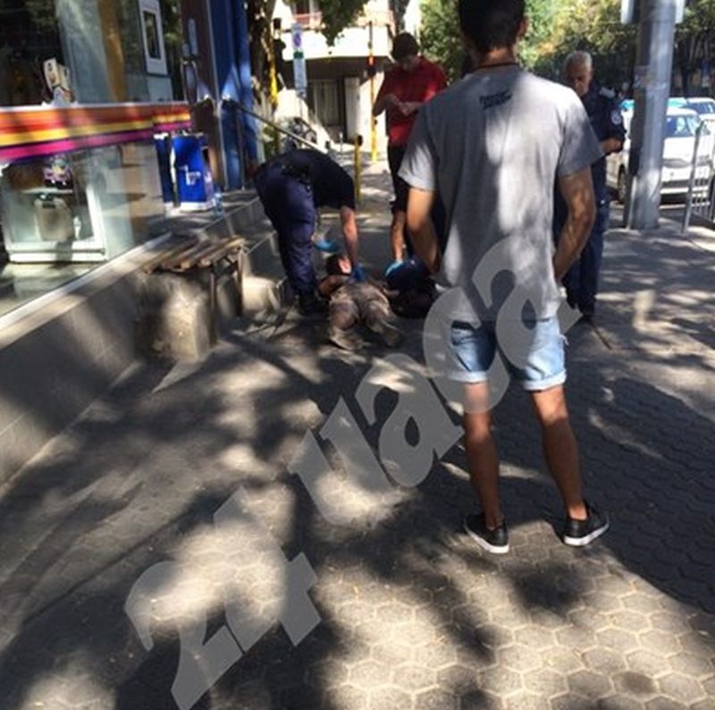 Тръшнаха на земята млад мъж в центъра на София! 