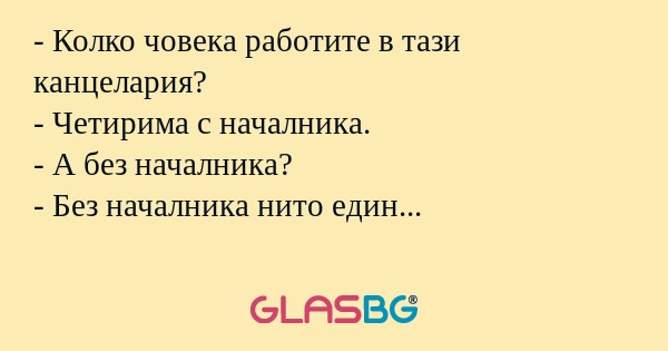 Колко човека работите в тази...