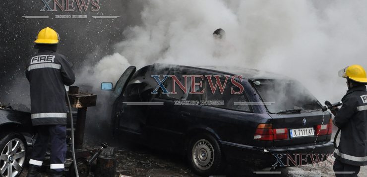 Сервиз за автомобили горя в Тополовград