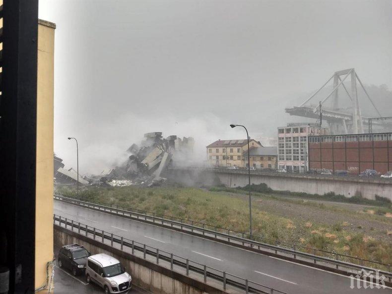 Лекар със смразяваща новина от Генуа! Гласовете на хората под руините на моста замлъкнаха - оцелели няма (СНИМКИ)
