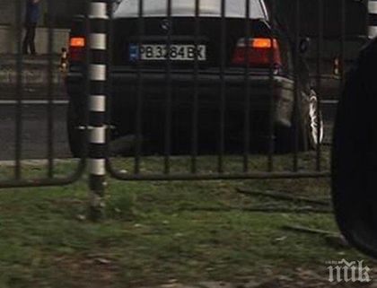 Няколко дъждовни дни и БМВ-та събраха мантинелите в Пловдив!