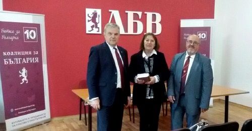 Европейски избори 2019: Румен Петков и доц. Георги Кючуков се срещнаха с председателя на Тракийските дружества във Варна Веска Димова