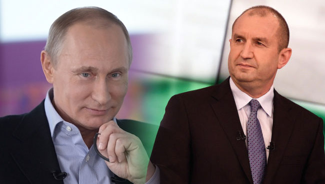 Румен Радев поздрави Владимир Путин по повод преизбирането му за президент на Руската федерация