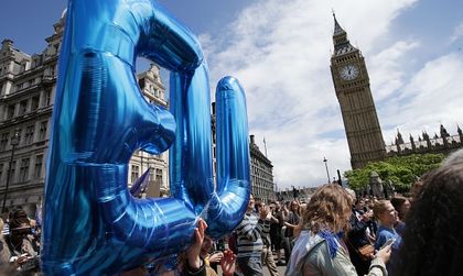 Лондончани на масов протест срещу Brexit-а