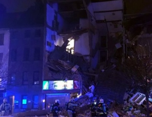 Взрив разруши сграда в Белгия, десетки са ранени
