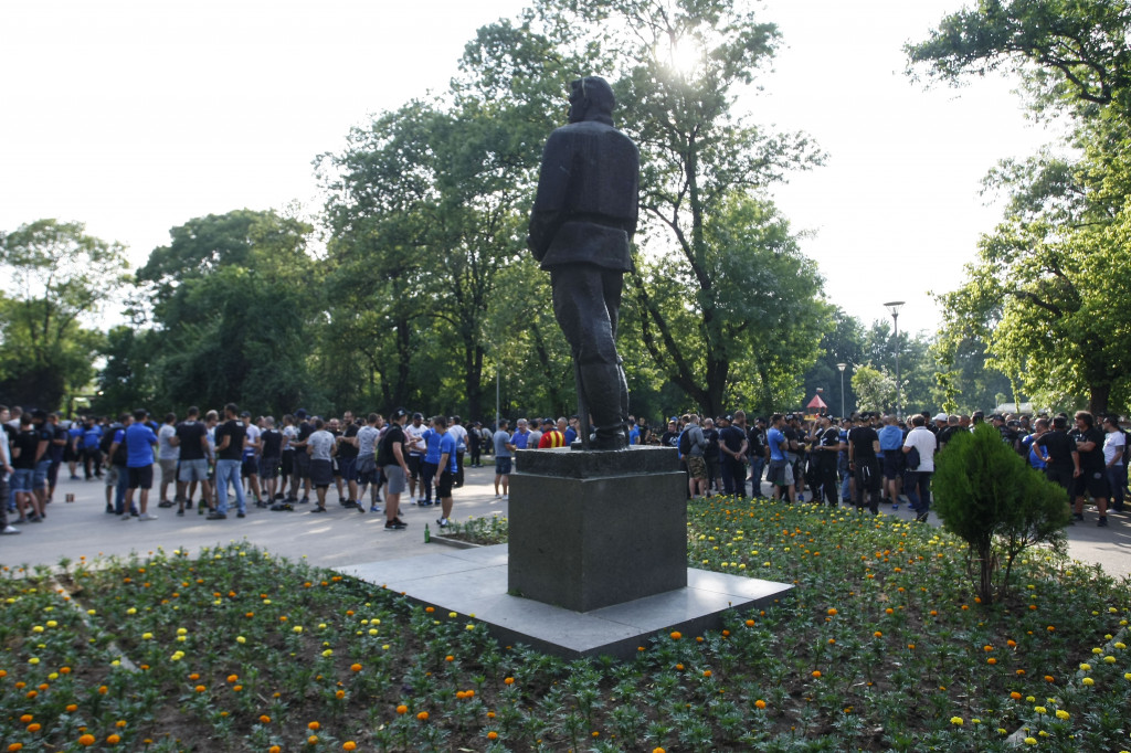 Протестът на сините в СНИМКИ