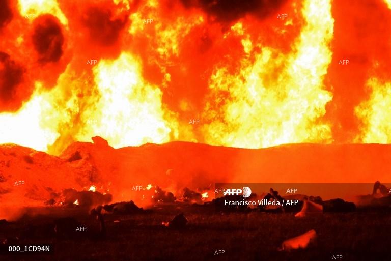 AFP: Броят на загиналите при пожара около мексиканския горивопровод достигна 66