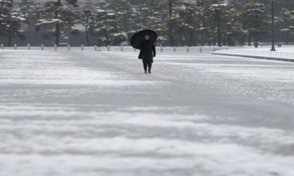 Един загинал и няколко пострадали при снежна буря в Япония