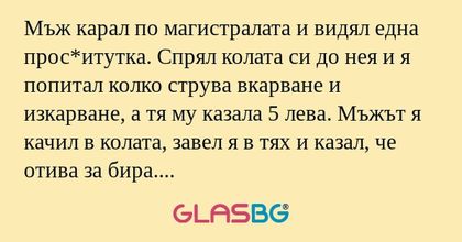 Мъж карал по магистралата и видял...