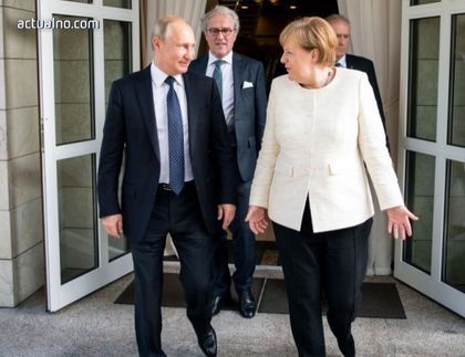 Меркел и Путин "За" проекта "Северен поток" 2