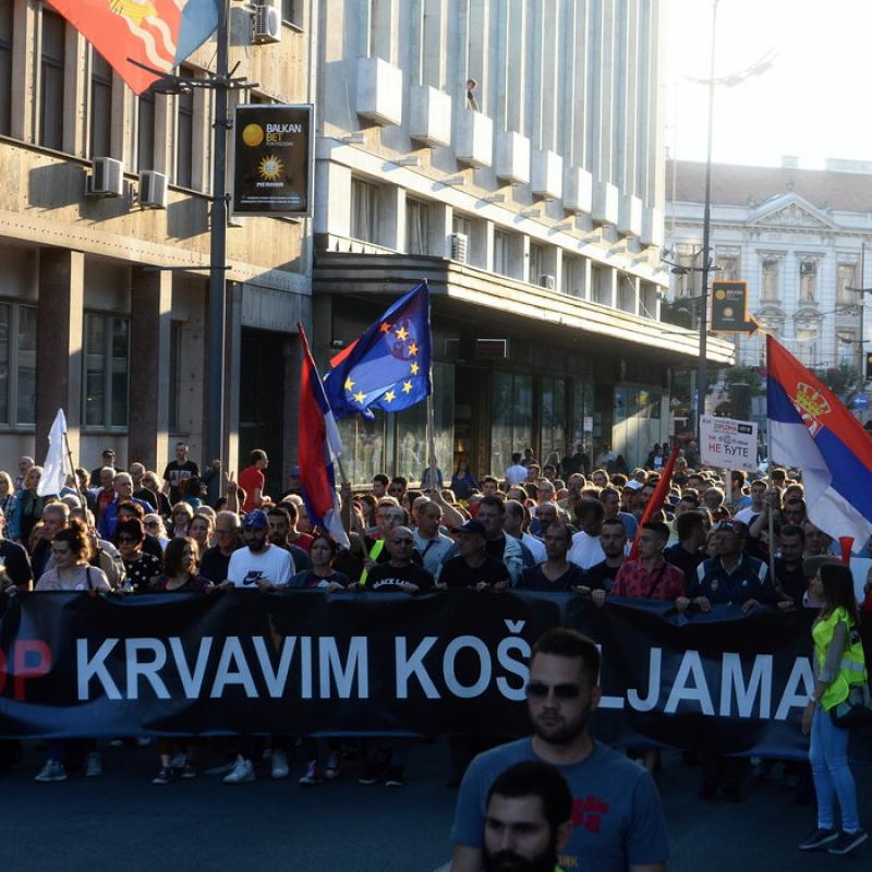 „Локално“ (Македония): В Белград се проведе пореден протест „1 от 5 милиона“