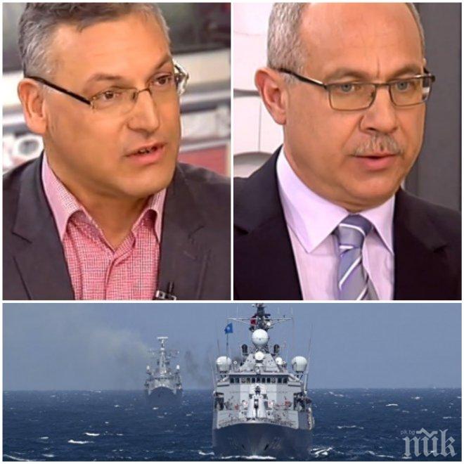 Сутрешни страсти в ефира! Русофили и русофоби гуша за гуша заради корабите на НАТО в Черно море