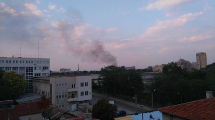 СНИМКИ:Пожар в района на Полиграфията