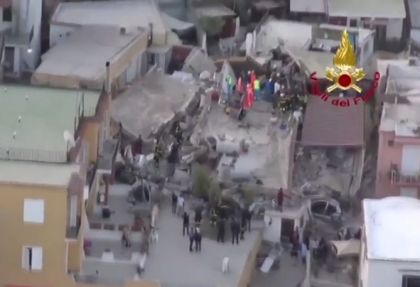 ВИДЕО показа адската разрухата след смъртоносния трус в Италия