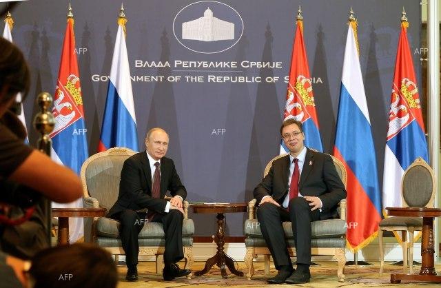 ТАНЮГ (Сърбия): Владимир Путин пристигна в Белград