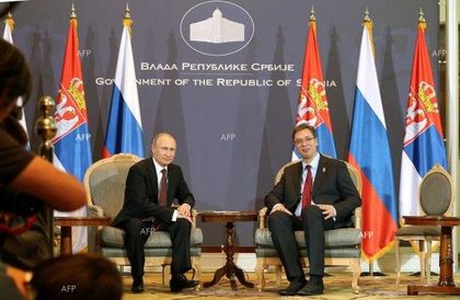 ТАНЮГ (Сърбия): Владимир Путин пристигна в Белград
