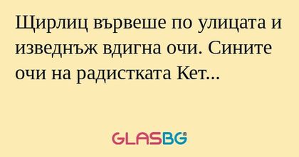 Щирлиц вървеше по улицата и изведнъж...