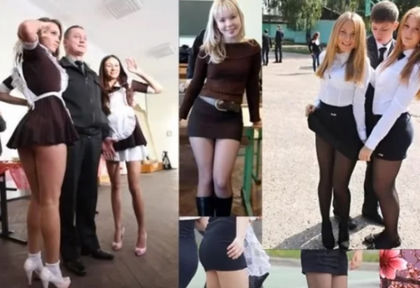 Защо носят свръх къси полички ученичките в Япония и Русия (СНИМКИ)