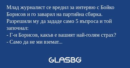 Млад журналист се вредил за интервю...