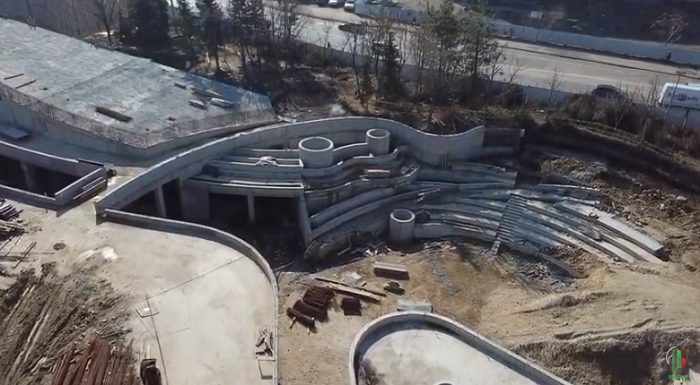 Вижте как върви строежът на комплекс Гранд Каньон в Младост от птичи поглед (ВИДЕО)