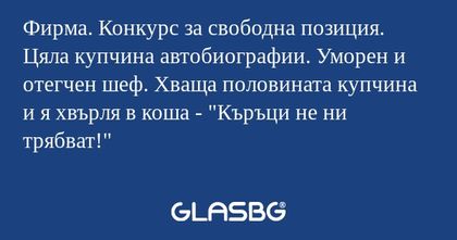 Фирма. Конкурс за свободна позиция...