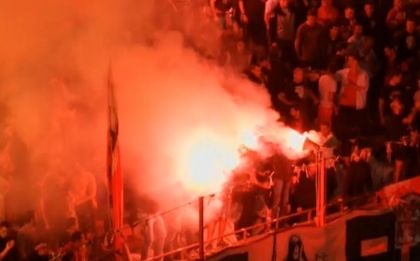 Фенове на Локо Москва бяха наръгани в Белград