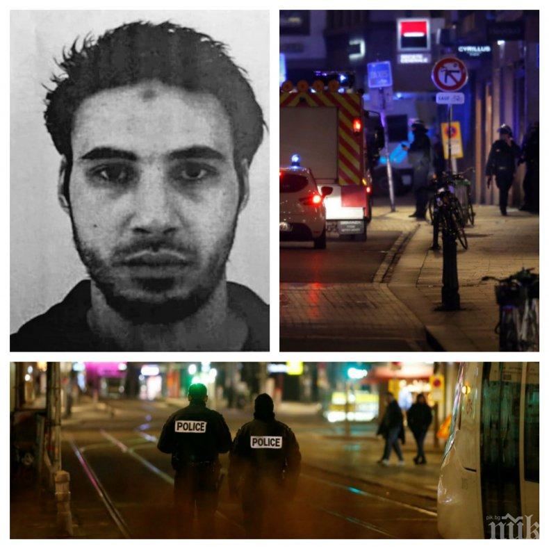 Претърсват 30-километров участък между Франция и Германия заради терориста от Страсбург